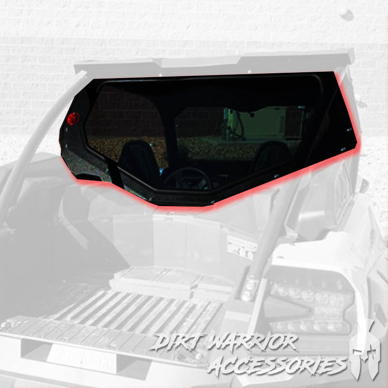 Kawasaki Teryx KRX 1000 Rear Windshield 2-Seat by Dirt Warrior