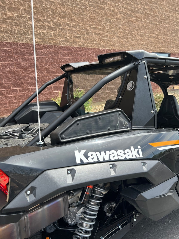 Kawasaki KRX 1000 Rear Glass Windshield by Dirt Warriors