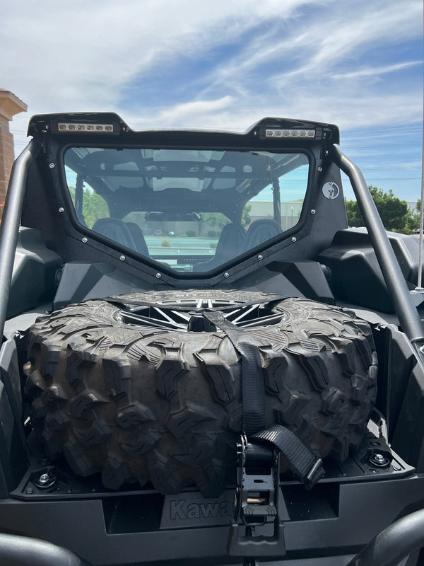 Kawasaki KRX 1000 Rear Glass Windshield by Dirt Warriors