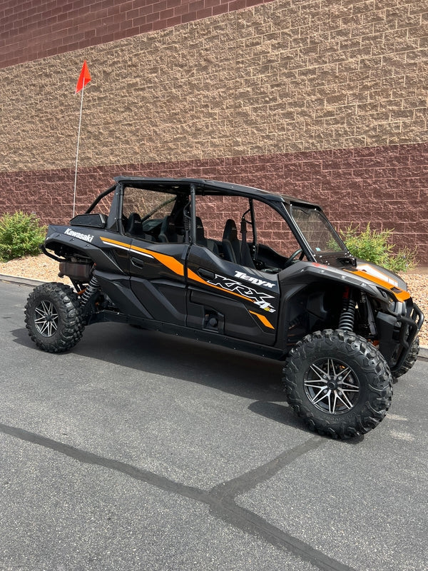 Kawasaki KRX 1000 Rear Glass Windshield by Dirt Warriors