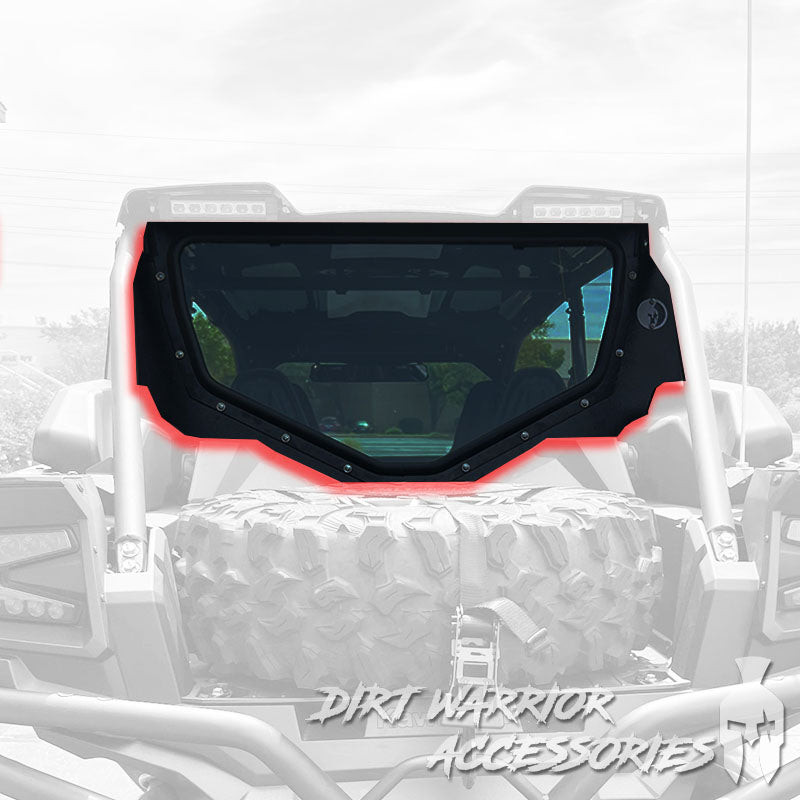Kawasaki Teryx KRX 1000 Rear Windshield by Dirt Warrior