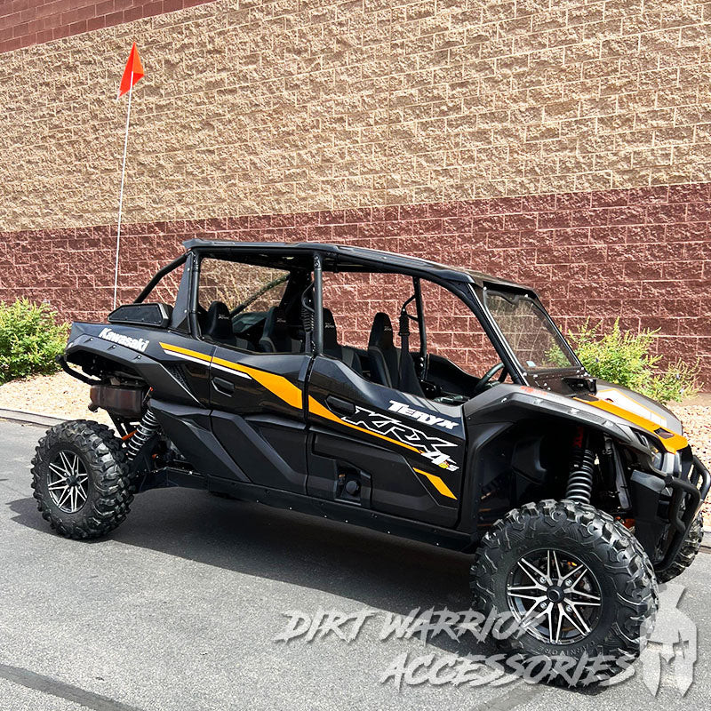 Kawasaki Teryx KRX 1000 Rear Windshield by Dirt Warrior