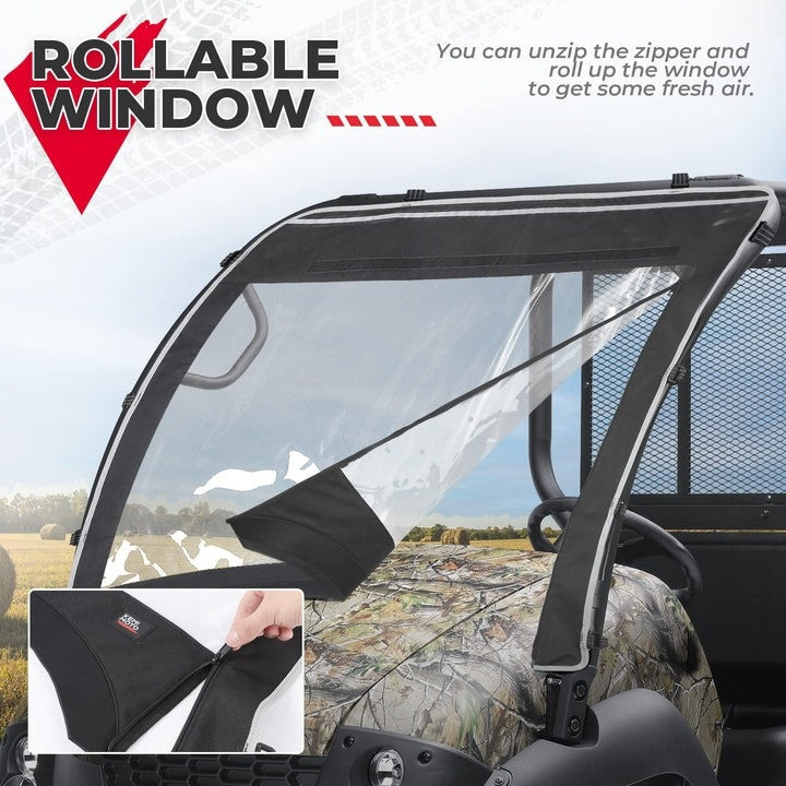 Enhance Your Ride with Kemimoto's Kawasaki Mule Fabric Front