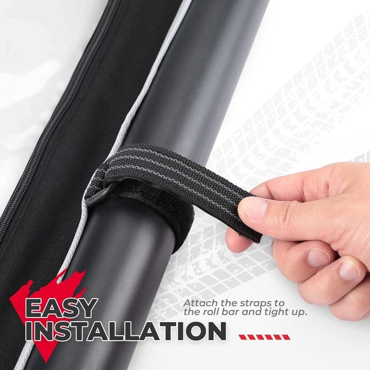 つかめるかも Enhance Your Ride with Kemimoto's Kawasaki Mule Fabric Front