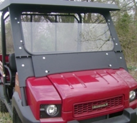 Kawasaki Mule 4010 Glass Windshield Vented by Fortress - 420201