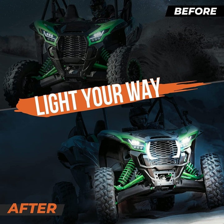 Enhance Your Kawasaki Teryx KRX 1000 with Kemimoto's Fang Lights