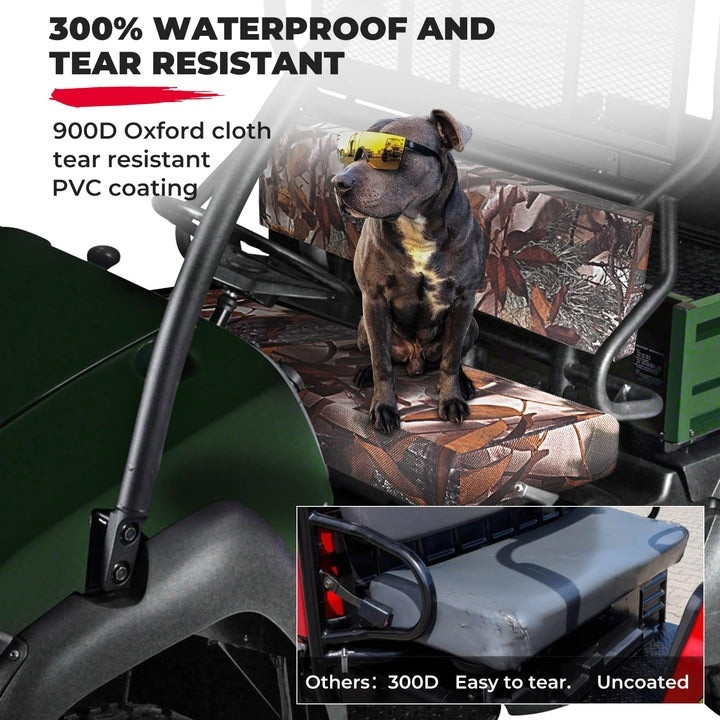 Upgrade Your Kawasaki Mule with Kemimoto's Camo Seat Cover - Enjoy