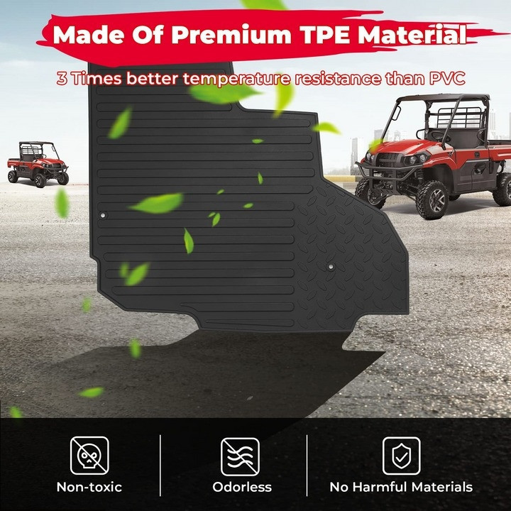 カッパ　マット Amazon.com: SAUTVS TPE Floor Mat for Kawasaki Mule, Rubber Front
