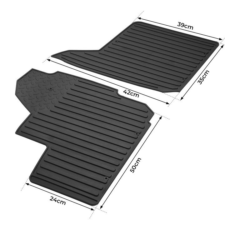 Kawasaki Mule Pro MX Floor Mats by Kemimoto B010702701BK