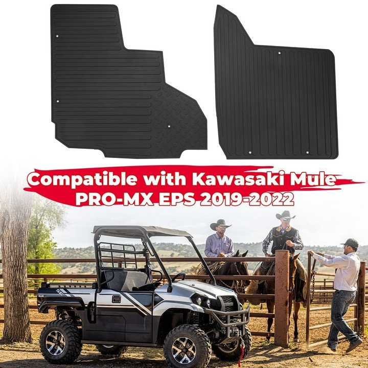 Kawasaki Mule Pro MX Floor Mats by Kemimoto B010702701BK