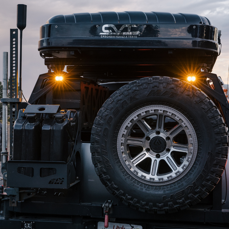 Enhance Your Kawasaki Ride: BA-2 Amber LED Pod Lights - 2 Pack by