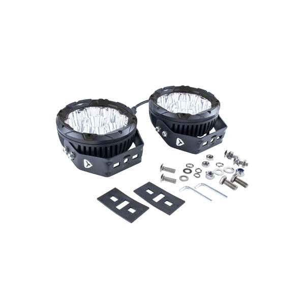 隆　arisライト Falcon Ridge Dual Round Lights for Kawasaki Teryx / KRX / Mule