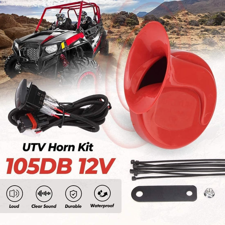 Upgrade Your Kawasaki: Kemimoto 12V Universal Horn Kit with Rocker