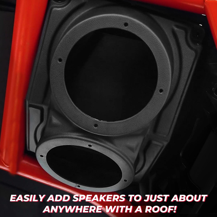 Enhance Your OffRoad Sound Kemimoto's 6.5 Speaker Mount for Kawasaki