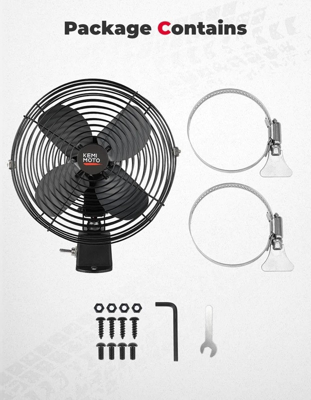 Keep Your Kawasaki UTV Cool with Kemimoto's 8'' Cooling Fan