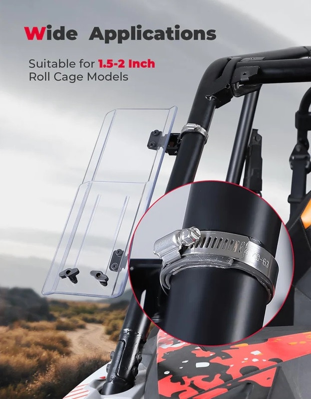 Enhance Ride Comfort: Kemimoto 1.5-2.2 Roll Bar Side Wind