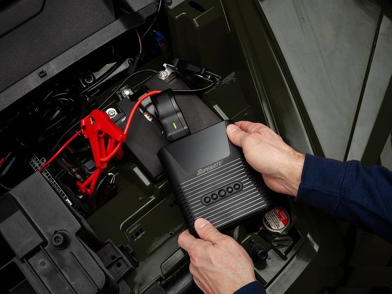 Kawasaki Mule/KRX/Teryx Jump Starter with Air Compressor by