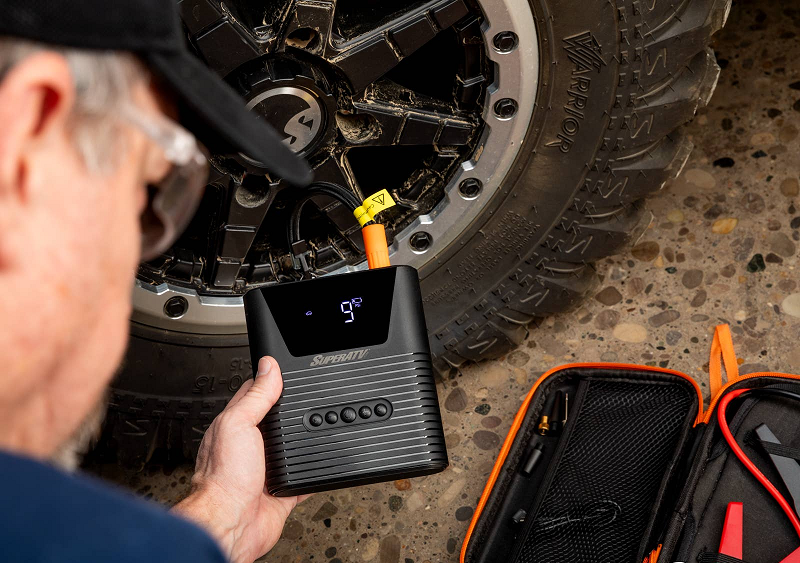Kawasaki Mule/KRX/Teryx Jump Starter with Air Compressor by