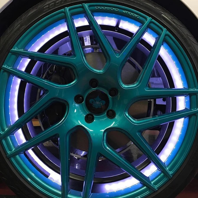 Kawasaki Mule / Teryx Led Illuminated Wheel Rings - Dynamic