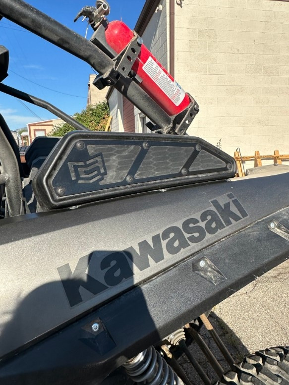 Kawasaki KRX Aluminum Intake / Clutch Cover Guards by Misfit