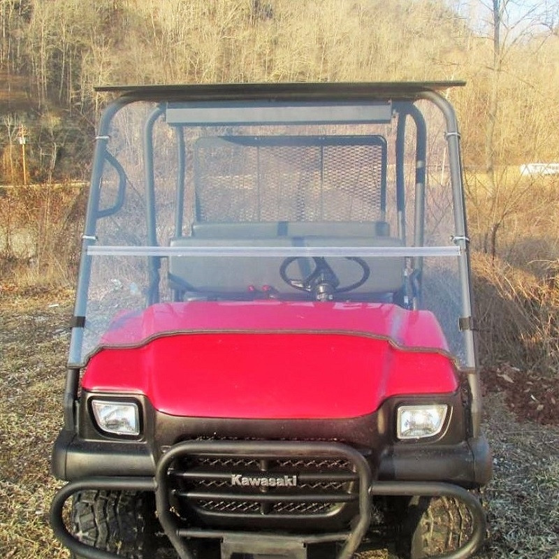 Kawasaki Mule 3010 Flip Up Front Windshield by Dot Weld Off-road