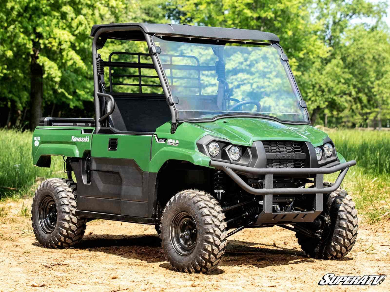 Kawasaki Mule PRO-MX Scratch-Resistant Full Windshield by SuperATV