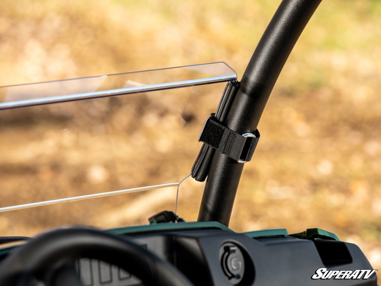 Kawasaki Mule SX Half Windshield by SuperATV HWS-K-MULE-SX-75