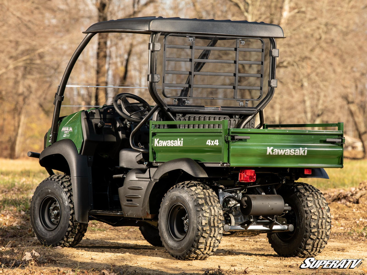 Kawasaki Mule SX Rear Windshield by SuperATV RWS-K-MULE-SX-76