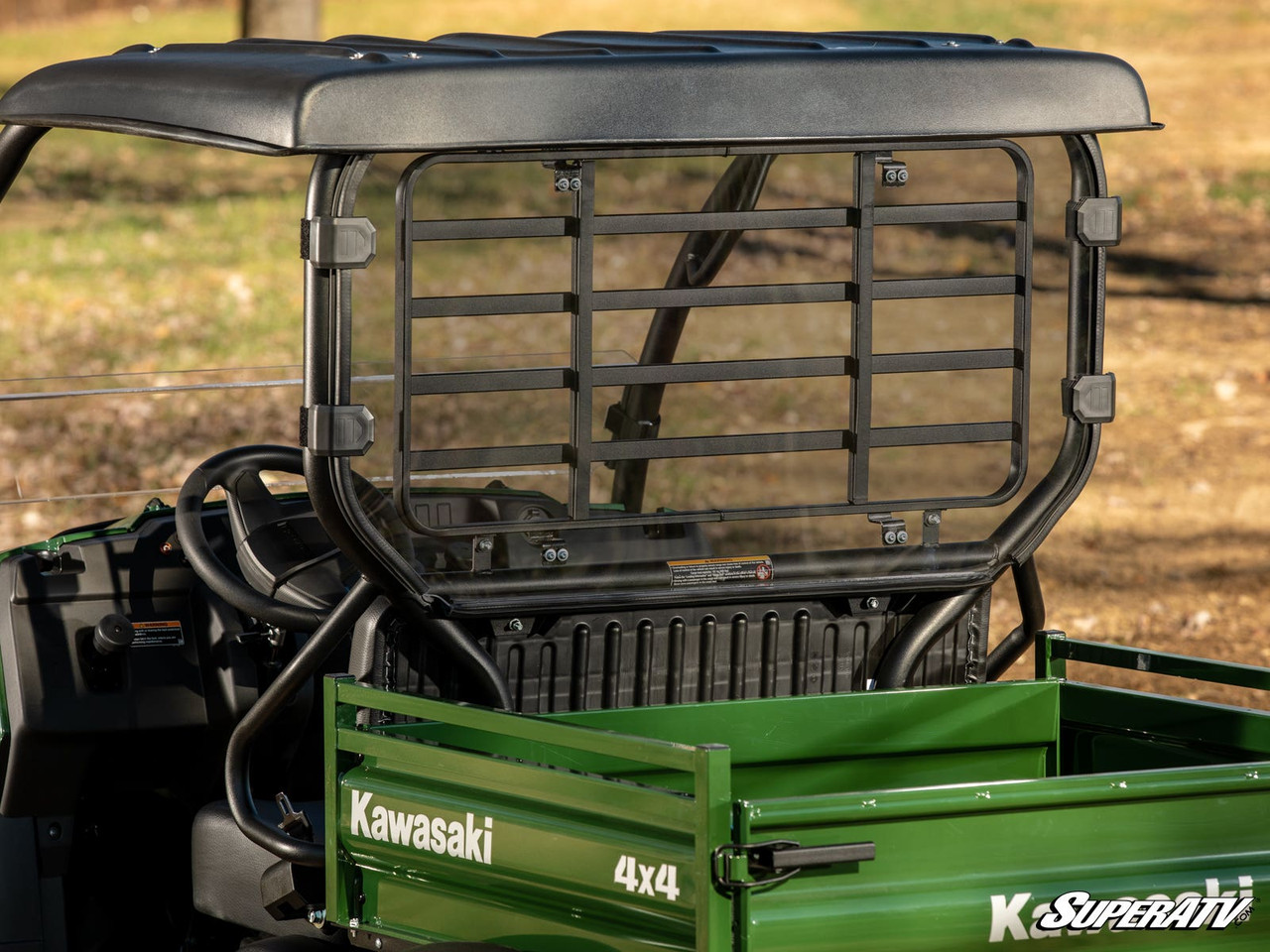 Kawasaki Mule SX Rear Windshield by SuperATV RWS-K-MULE-SX-76