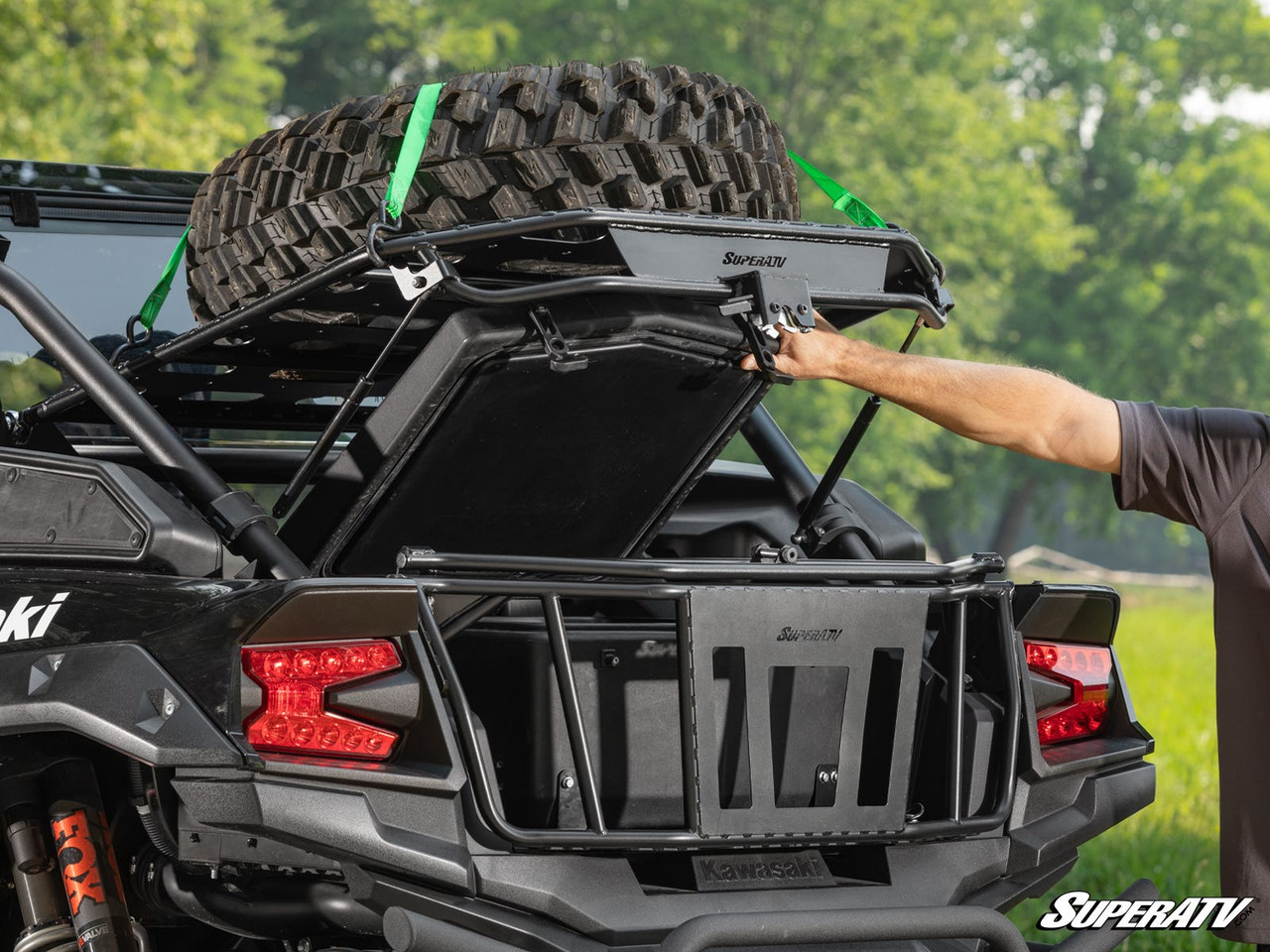 Kawasaki Teryx KRX 1000 Cargo Rack Alpha by SuperATV CBS-K-KRX-00
