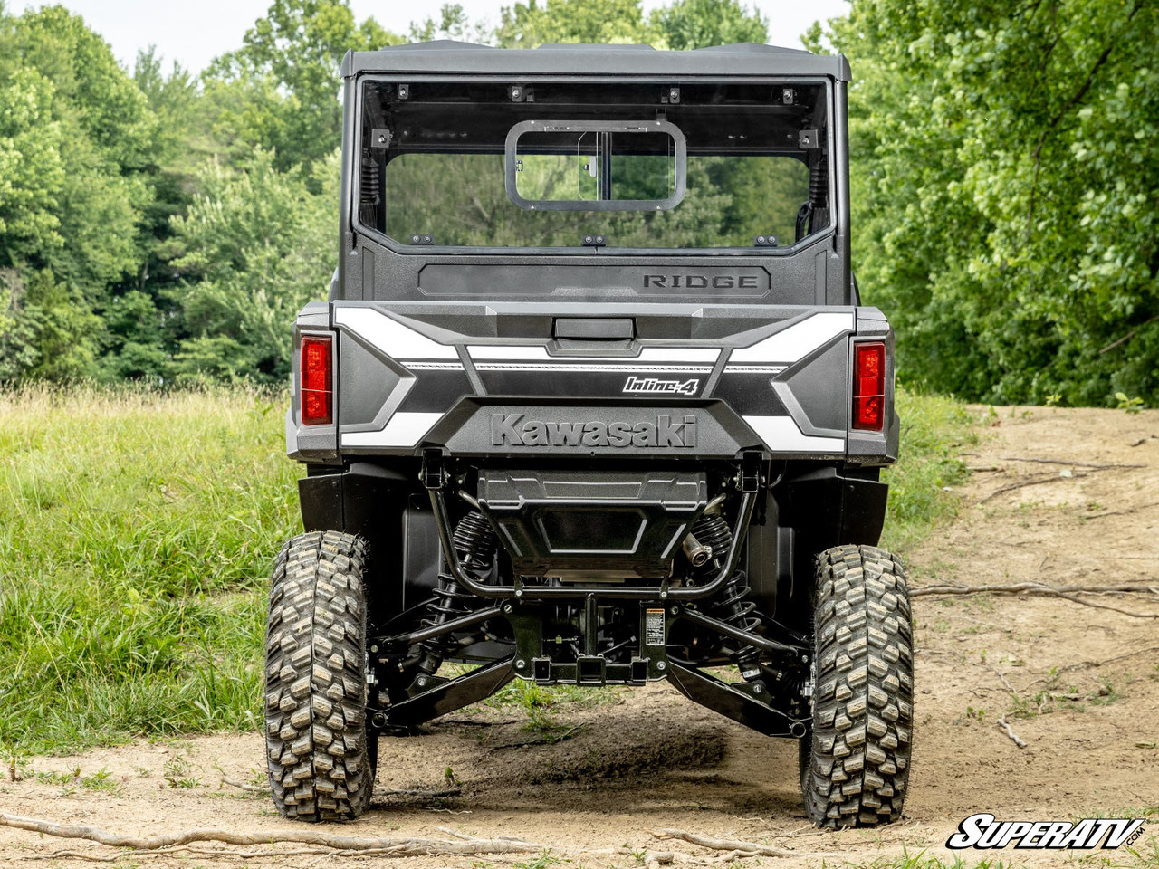 Kawasaki Ridge Sliding Rear Windshield by SuperATV RWS-K-RID-SGW-76