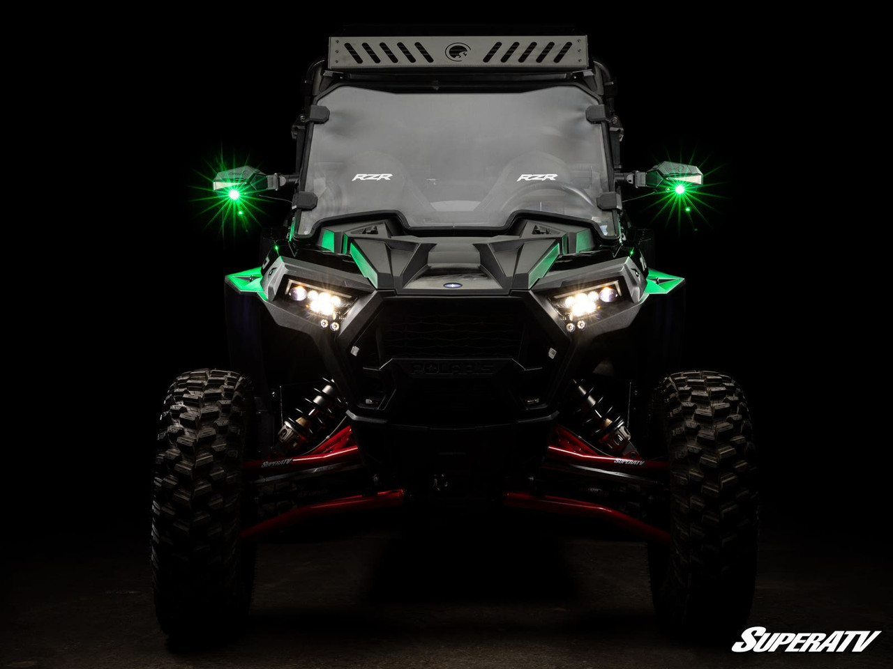 Kawasaki Teryx/Mule/KRX Lighted Side-View Mirrors by SuperATV SVM