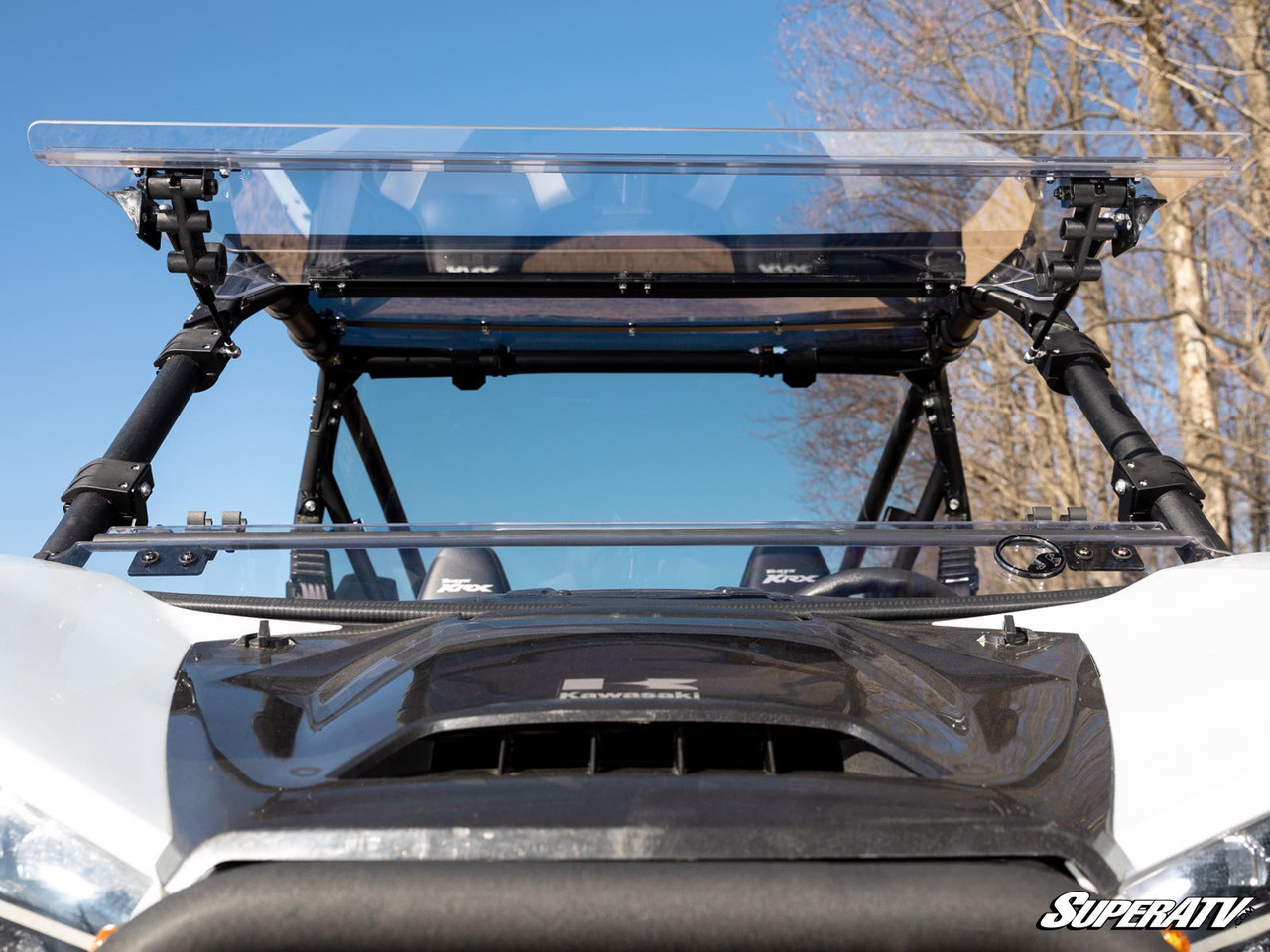 Kawasaki Teryx KRX 1000 Flip Windshield by SuperATV FWS-K-KRX-002-70
