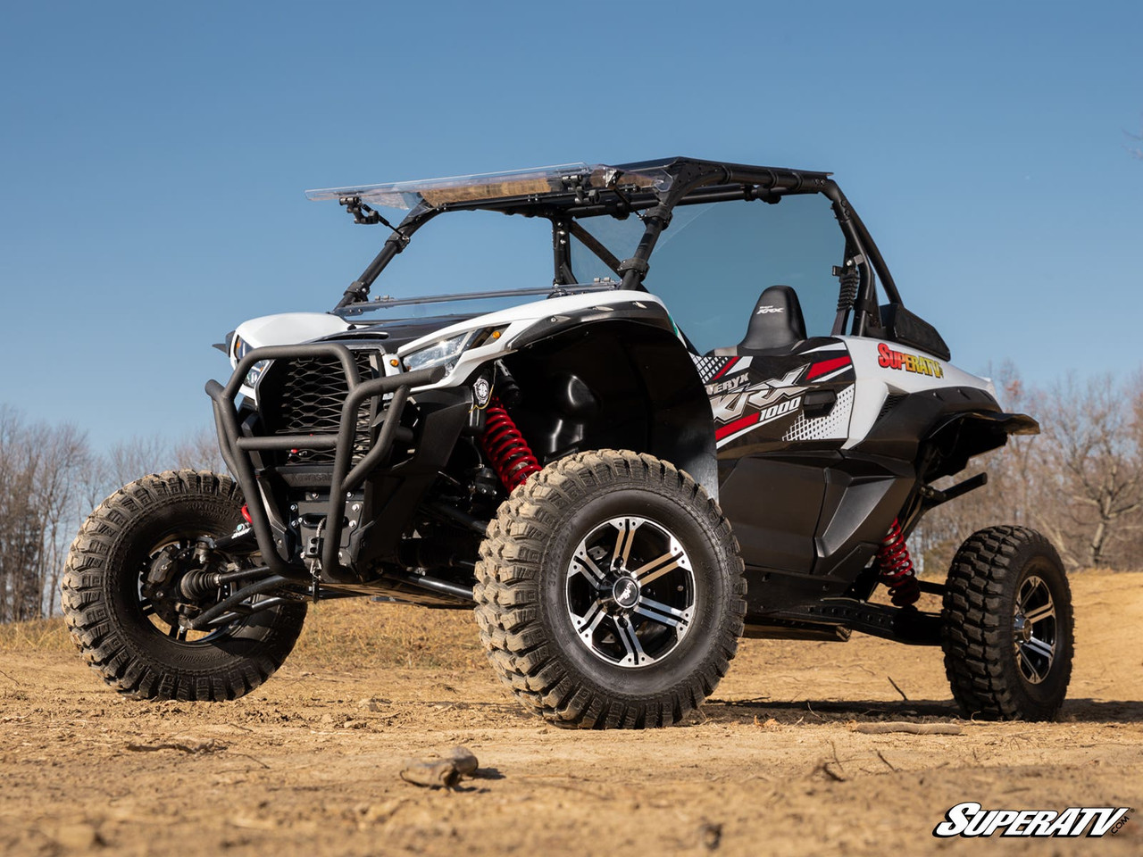 Kawasaki Teryx KRX 1000 Flip Windshield by SuperATV FWS-K-KRX-002-70