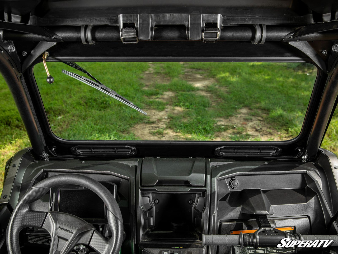 Kawasaki Teryx KRX 1000 Glass Windshield by SuperATV GWS-K-KRX-S-01
