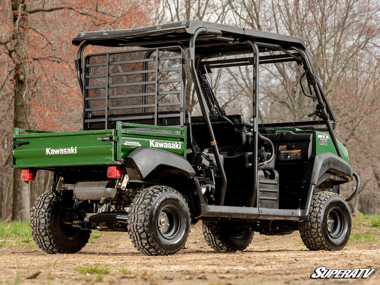 Kawasaki Mule 4000/4010 Rear Windshield by SuperATV RWS-K-MULE4K-76