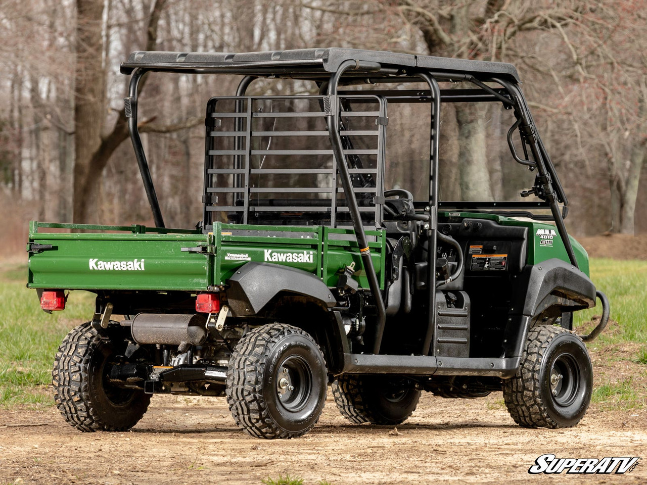 Kawasaki Mule 4000/4010 Rear Windshield by SuperATV RWS-K-MULE4K-76