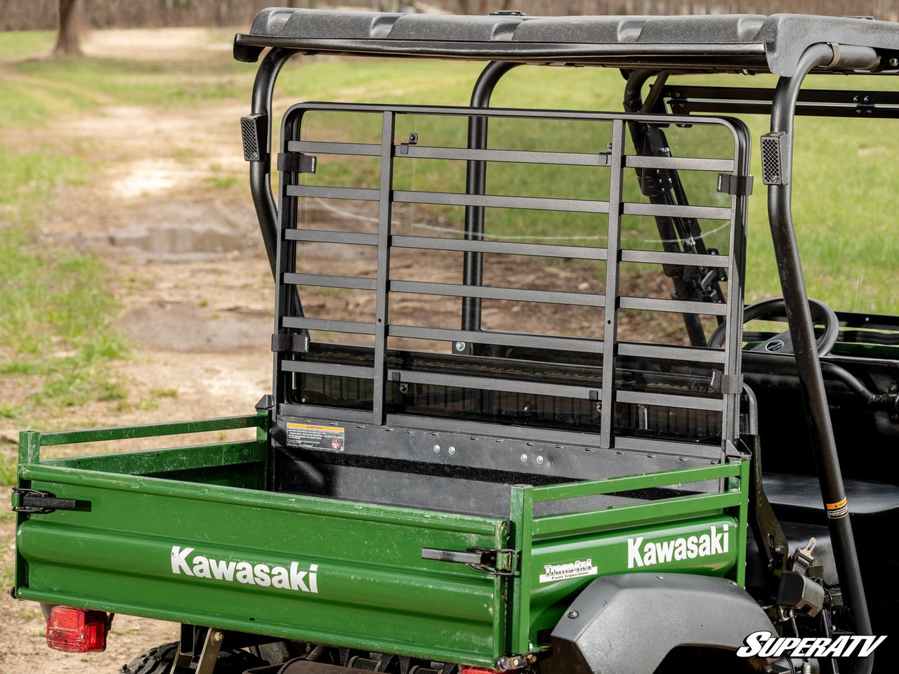 Kawasaki Mule 4000/4010 Rear Windshield by SuperATV RWS-K-MULE4K-76