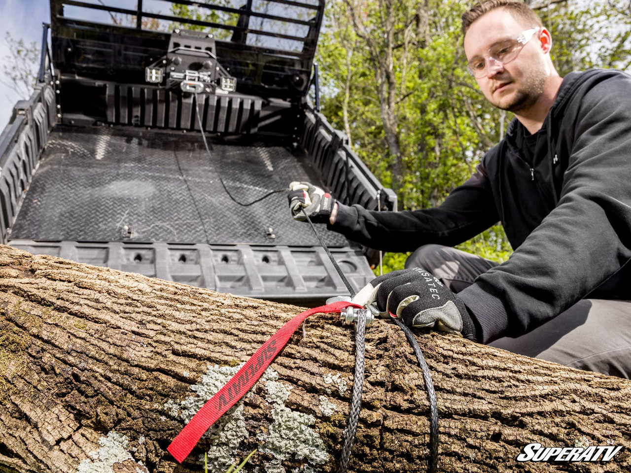 Kawasaki Mule Pro Bed Winch by SuperATV BWN-K-MULEFXT-CONF