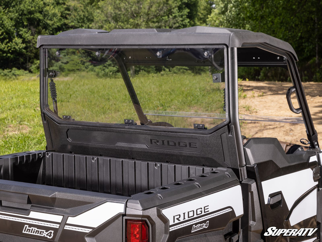 Kawasaki Ridge / Ridge XR Rear Windshield by SuperATV RWS-K-RID-CONF