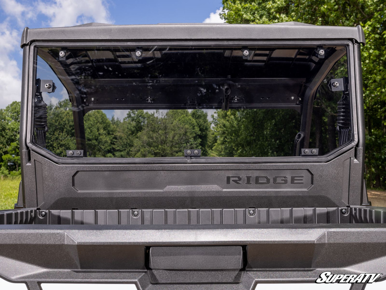 Kawasaki Ridge / Ridge XR Rear Windshield by SuperATV RWS-K-RID-CONF