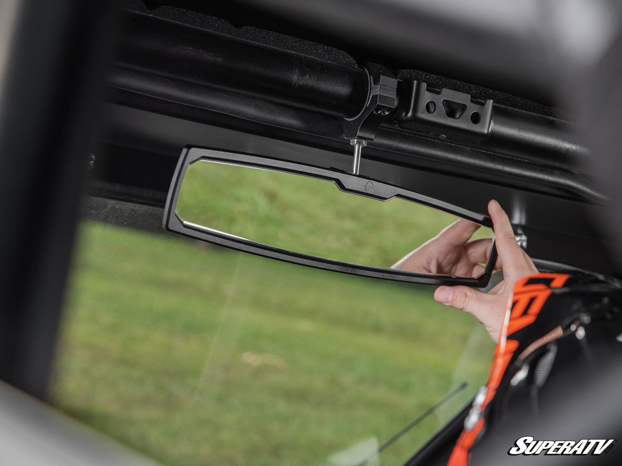 Kawasaki Mule Pro Aluminum Rear-View Mirror by SuperATV RVM-021-22