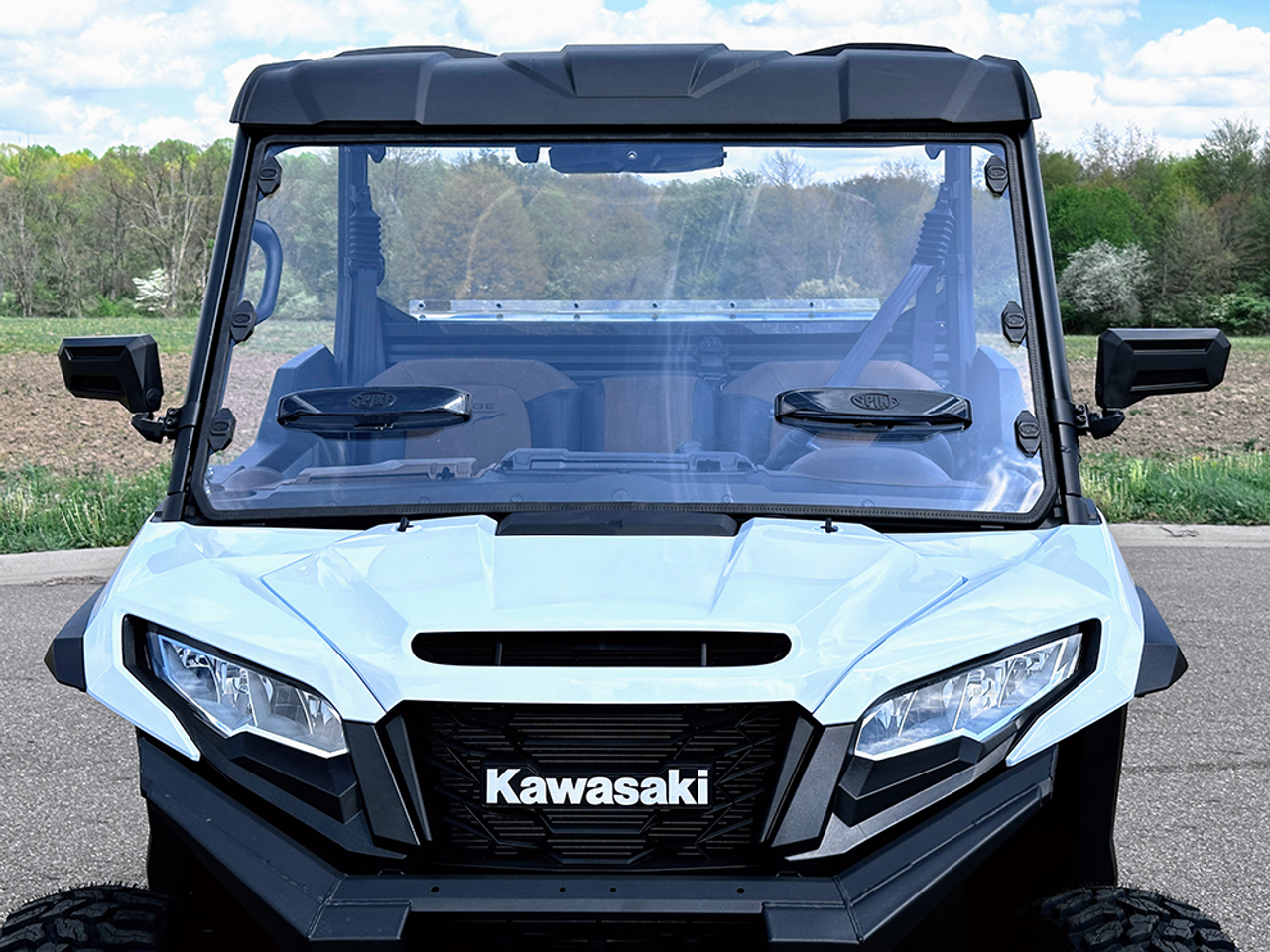 Kawasaki Ridge/Ridge XR Full Windshield with Comfort Flow Vents by