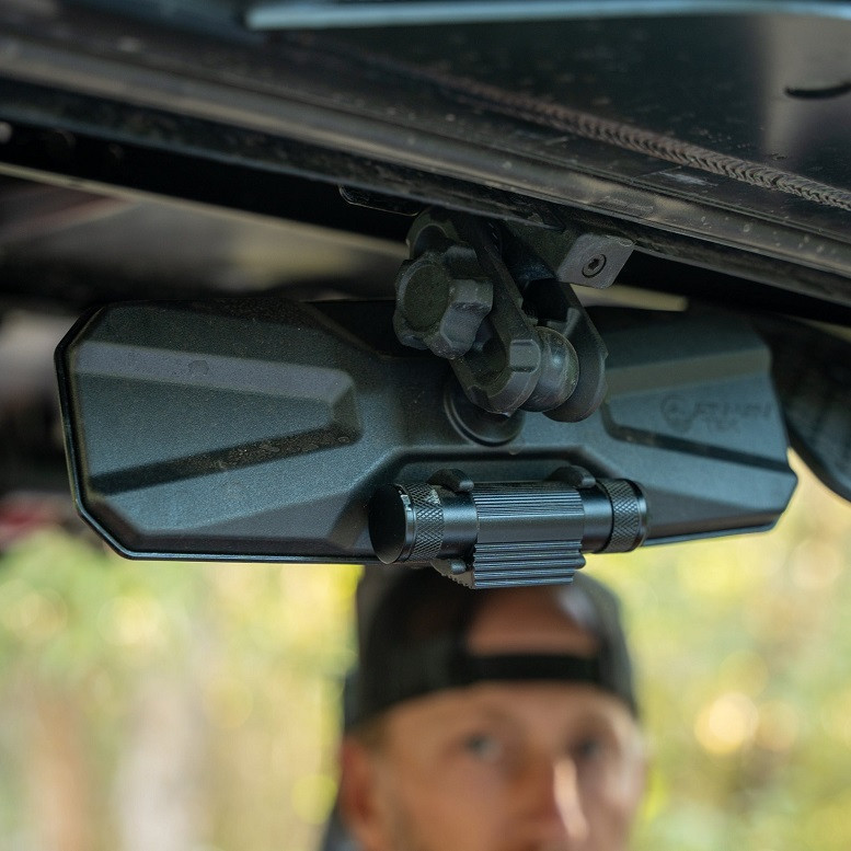 Kawasaki Ridge Clearview Rearview Mirror w/ Led Dome Light by ATV