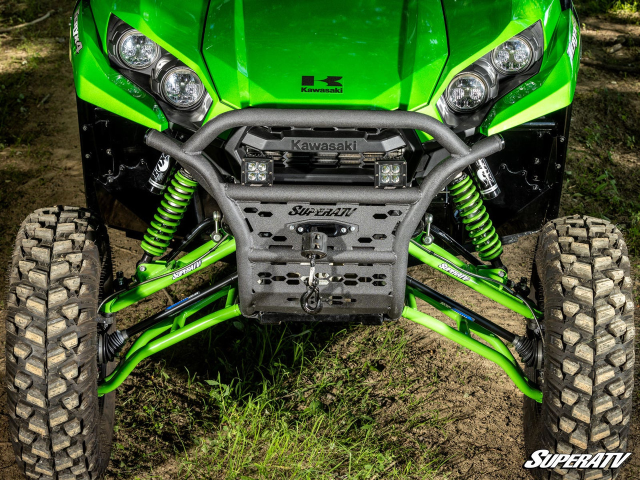 Kawasaki Teryx Winch-Ready Tubed Front Bumper by SuperATV FBG-K