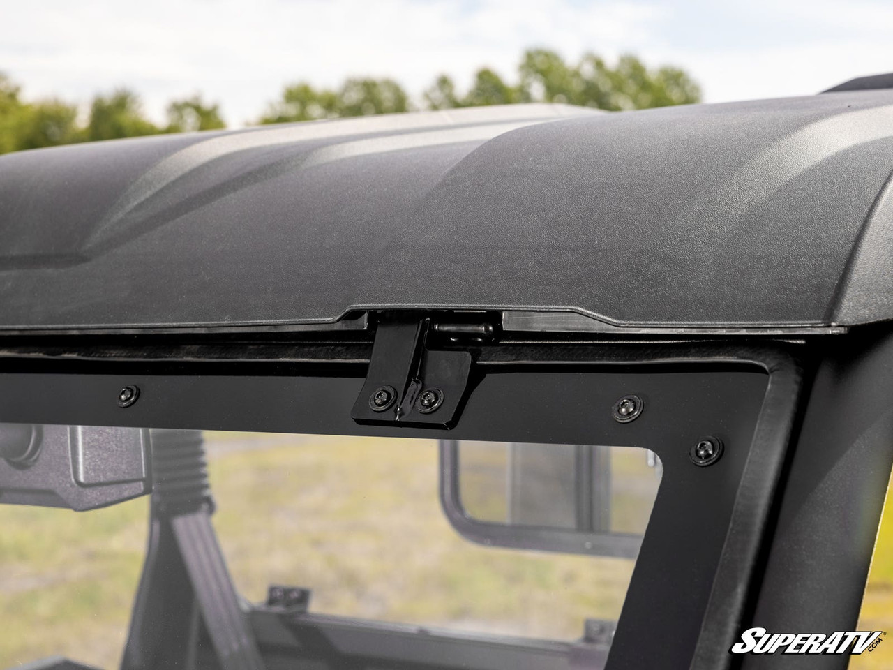 Kawasaki Ridge MaxDrive Power Flip Windshield by SuperATV PFWS-K