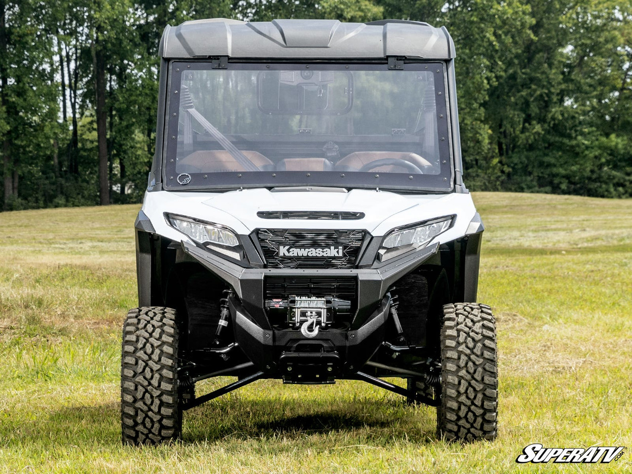 Kawasaki Ridge MaxDrive Power Flip Windshield by SuperATV PFWS-K