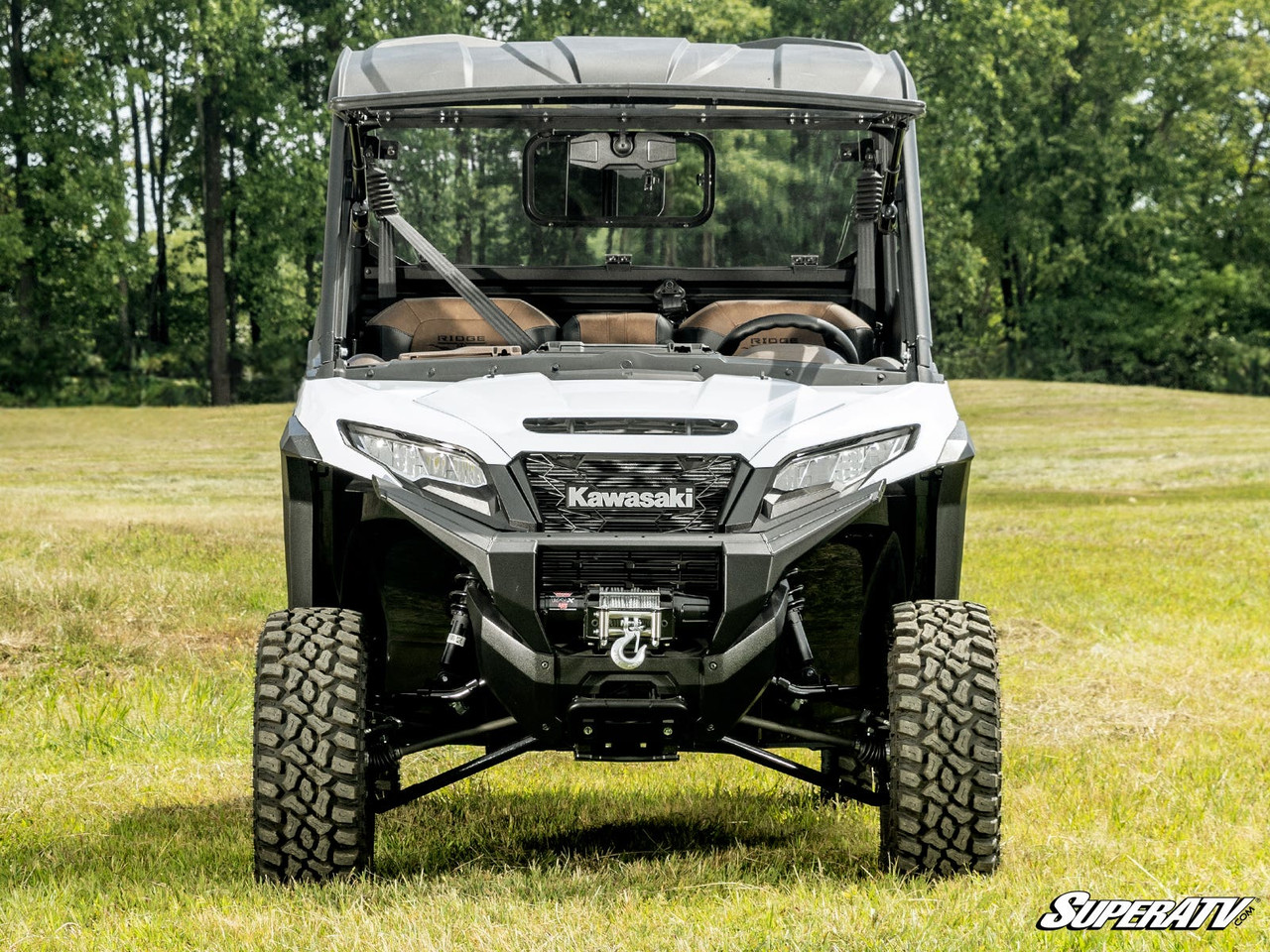 Kawasaki Ridge MaxDrive Power Flip Windshield by SuperATV PFWS-K