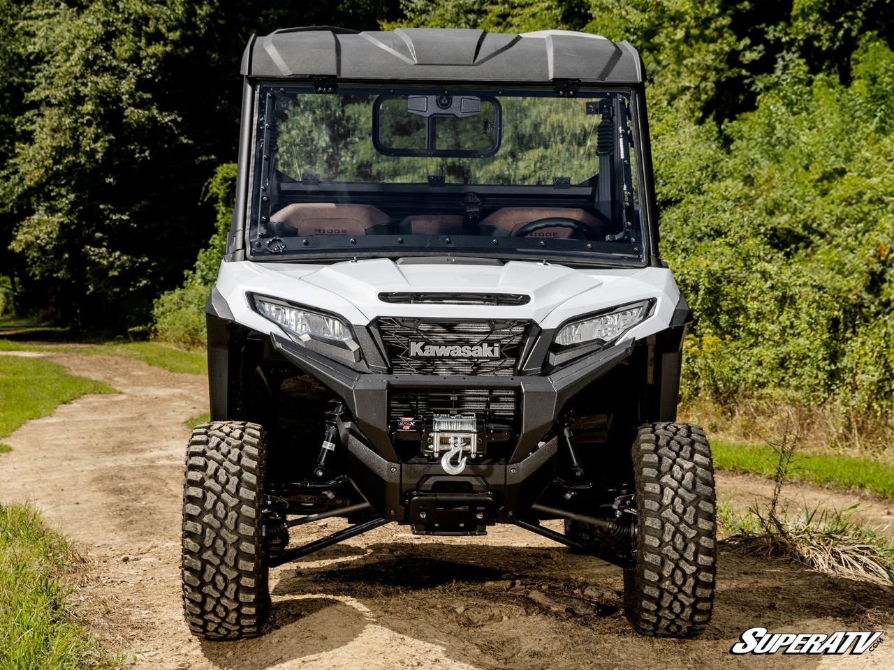 Kawasaki Ridge Scratch-Resistant Flip Windshield by SuperATV FWS-K