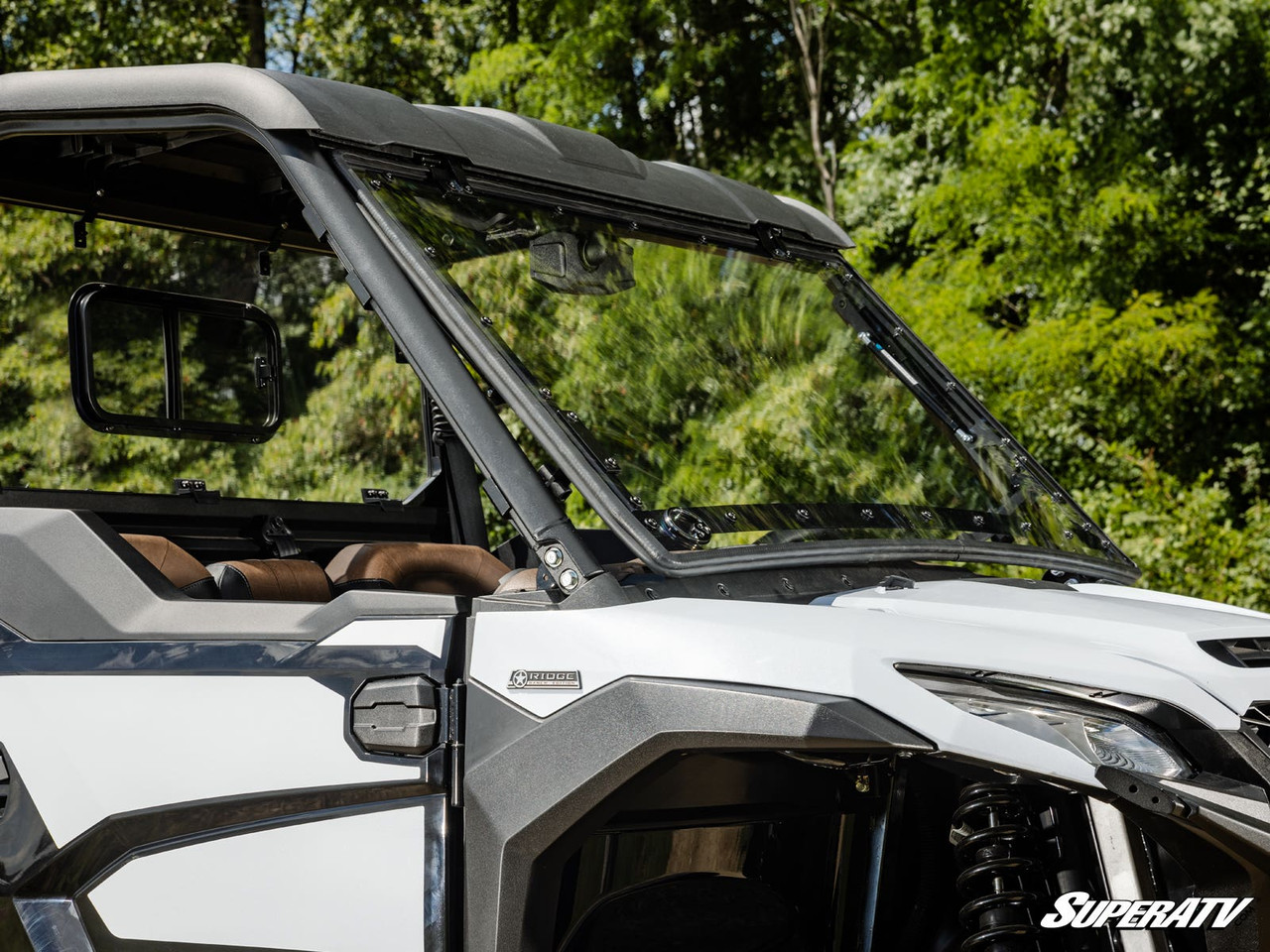 Kawasaki Ridge Scratch-Resistant Flip Windshield by SuperATV FWS-K